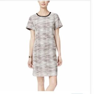 Tommy Hilfiger Women's Tweed Shift Dress - Gray